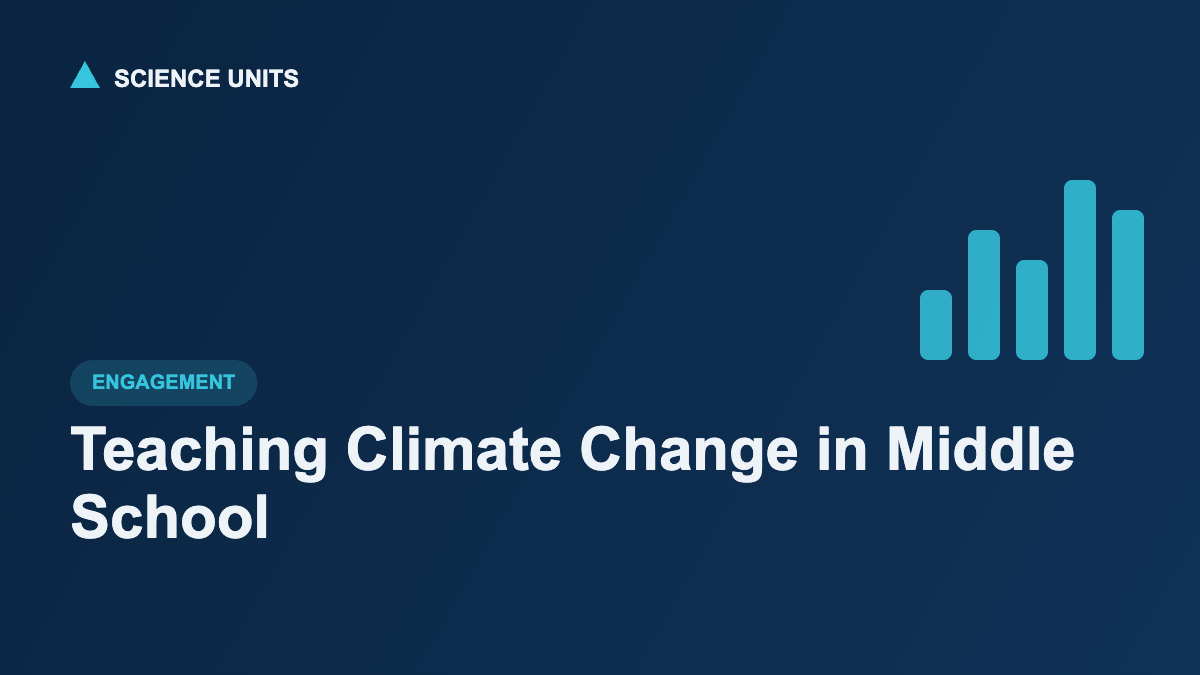How I Teach Climate Change in Middle School Science